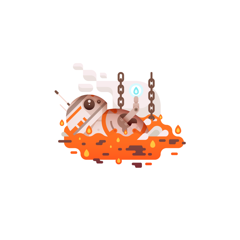 Illustration for article titled This BB-8 Art Is Adorably Tragic